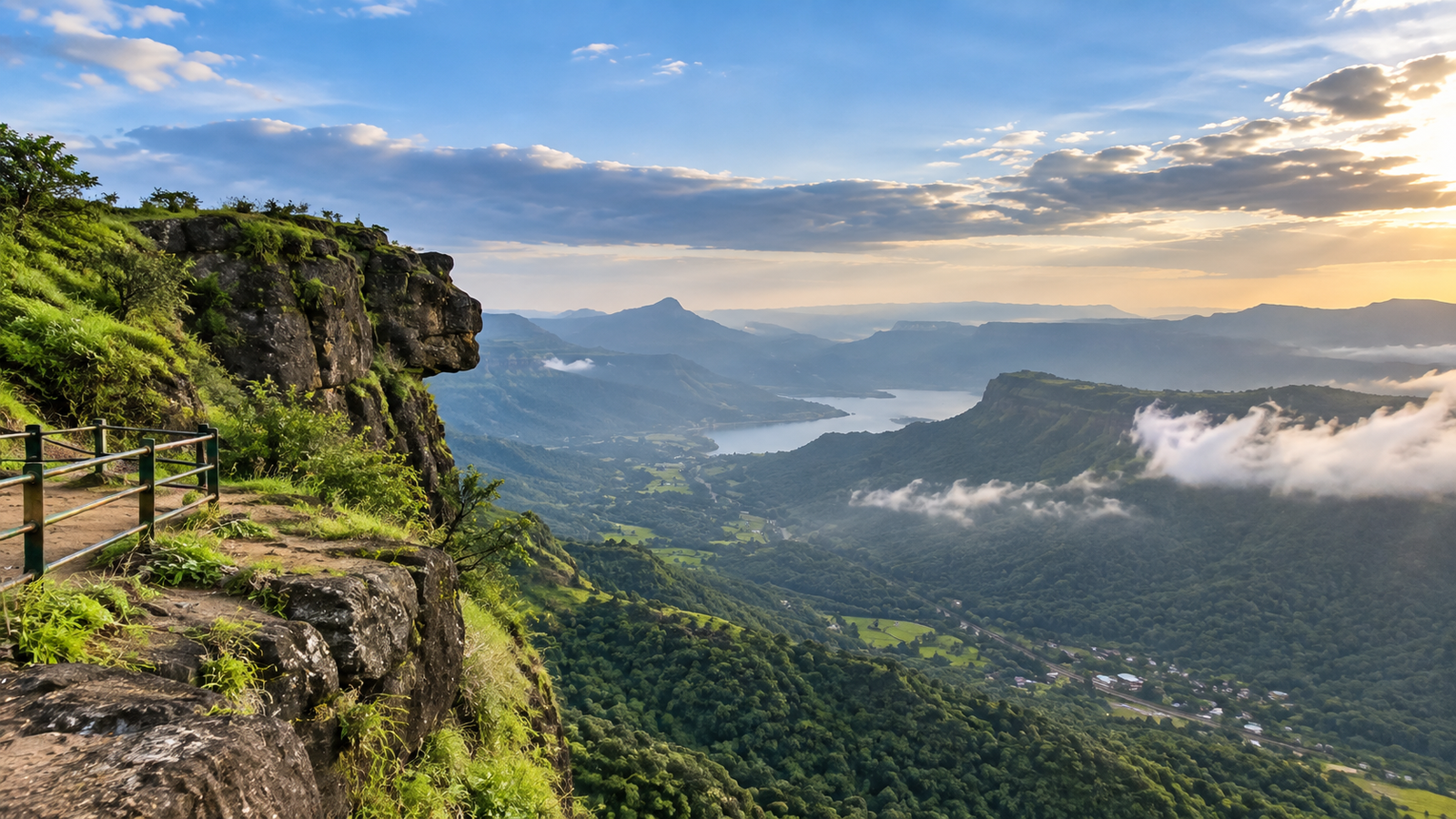 Panorama Point Matheran panoramic mountain view
